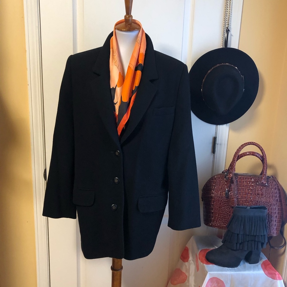 Vintage wool/cashmere blazer jacket